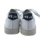 VEJA  V-10 Women's White Leather Low Top Lace Up Athletic Sneakers Shoes Size 8 Photo 2