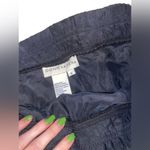 Doncaster vintage black silk midi skirt with drawstring waist Photo 2