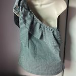 Vineyard Vines ‎ Off the Gingham Shoulder Top Size 0 Photo 1