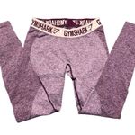 Gymshark Flex Low Rise Leggings 28” Dark Ruby Marl *See Measurements* Photo 0