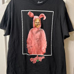Hybrid Apparel A Christmas Story graphic Black T-Shirt size L Photo 0
