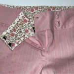 Joe Benbasset  Juniors Light Pink Textured Stripe Cropped Dress Pants Size 11 Photo 4