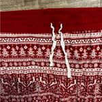 Little Sleepies Reindeer Cheer Women’s Large pajama set Red Photo 3