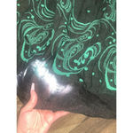 Black Floral Fairycore Skirt / Dress Size M Photo 1