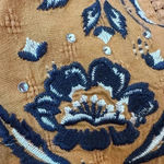 Dress Barn  Embroidered Crochet Trim Sequins Boho Peasant Printed Blouse Size 1X Photo 6