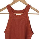Reunited Clothing Women's‎ Cotton Knitted Halter Tank Top Orange Size Small Photo 1