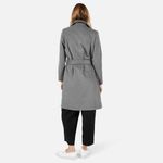 Everlane  Wool Cashmere Trench Coat NEW Womens Large Gray Photo 1