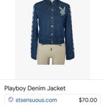 Playboy vintage brand lightweight jean jacket! Nwot Photo 10