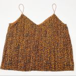 Indie Sleek Pleated Cami Tank Small Pleated Y2K Street Festival Grunge Mobwife Brown Photo 5