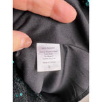 Lucy in the Sky Los Angeles Emerald Green Sequin Mini Dress Long Sleeve Square N Photo 3