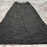 Flynn Skye Presley black ditsy floral tie up side & slit maxi skirt, size S Photo 13