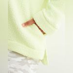 Aerie  NWT Cloud Sherpa Oversized pullover tennis ball green sz medium 24” p2p Photo 3