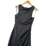 Hello Molly New  Dress Womens Medium Black Maxi Evening Formal Elegant Prom Sexy Photo 5