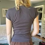 ZARA mock neck cap sleeve tee Photo 2