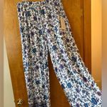 Joie  Floral Paisley Print Wide Leg Palazzo Pants Boho Feminine NWT Large Photo 0