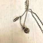 American Eagle  outfitters  long silver tone charm necklace Photo 4