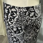 Artisan NY  Black Paisley Print Maxi Skirt Boho Flowy Bohemian Vacation Resort M Photo 5