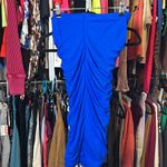 NWT Sky Brand Crochet strapless Electric Blue Tunic or Dress Photo 3