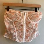 Pretty Little Thing Floral Sheer Corset Top Photo 0