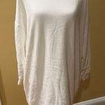 Sweatshirt Dress White Size L Photo 0