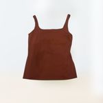 Nike  Yoga Luxe Infinalon Oxen Brown Tank Top Dri-fit Women's Size M Photo 2