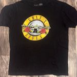 Garage  Guns N' Roses Tee Black Logo Graphic Photo 1