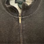 Ralph Lauren Lauren ‎ Front Zip Jacket Women's XL Charcoal Gray Pockets Casual Photo 2