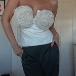 ZARA  flower bust tube top  Photo 5