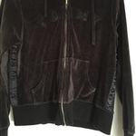 Tommy Hilfiger - L cropped velour hoodies sweater Photo 1