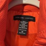 New York & Company neon orange puffer vest with hood Size M Photo 3