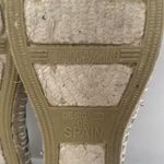 Cosido A Mano Womens Navy Striped Espadrilles Nautical Slip On Canvas Sz 43EU Blue Photo 6