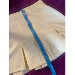 BDG Urban Outfitters Corduroy Pleated Mini Skirt ACADEMIA Butter Cream Small S Photo 6