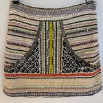 ZARA Full Beaded Mini Skirt Photo 0