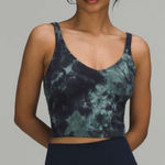 Lululemon  Align Cropped Tank Top Diamond Dye Silver Blue Photo 0