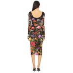 Alice + Olivia  Delora Ankle Length Dress in Secret Garden 6 New Womens Midi Photo 1