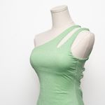 Becca - Glimmer One-Shoulder One Piece Swimsuit in Sparkling Lime Green Photo 7