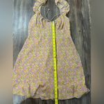 Kiss the Sky Off Shoulder Floral Mini Dress Size Large Cottagecore Garden Party Pink Photo 4