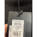 VERO MODA  Daisy Wide Shoulder long blouse‎ Sweater In Black size XS NWT $69 Photo 4