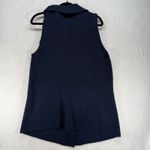 Chico's  Knit‎ Vest Sleeveless Sweater Vest Wool Blend Blue Size 3 US XL Photo 7