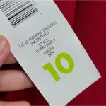 Liz Claiborne RedĀ Midi Cap Sleeve CocktailāDress Sizeā10ā Photo 4