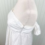Krass&co Island Ariel Dress White Cotton Strapless Tie Back Beachy Size Medium Photo 5