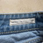 PacSun Womens Size 26 Blue High Rise Patch Work Denim Jean Mom Shorts Photo 2