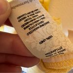 Soft Surroundings  Yellow Linen Sun Dress Womens S Beachy Casual Short 3/4 Sleeve Photo 4