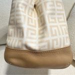 Givenchy Vintage Beige Cream Monogram Coated Canvas and Leather Double Zip Tote Photo 11