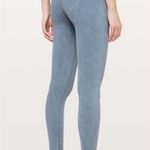 Lululemon wunder under 2 high rise tight 28” full Luxtreme washed moon blue Photo 2