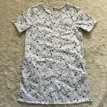 Current/Elliott Dress The Fray Edge Shift Mini Sugar Viney Floral White Blue 3 Photo 2