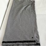 Lululemon Vinyasa Scarf Rulu Mini Check Pique White Heathered Black Reversible Photo 1