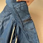 Anthropologie Pilcro Cottage Utility Cargo Jeans Blue Size XS Photo 6