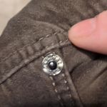 Mac Rich Jeans Khaki Green Slim Velvet Size 46/32 Photo 4