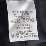 Terry Precission‎ Cycling Shorts Womens Large Capri Bike Padded Bike Triathlete Black Photo 5